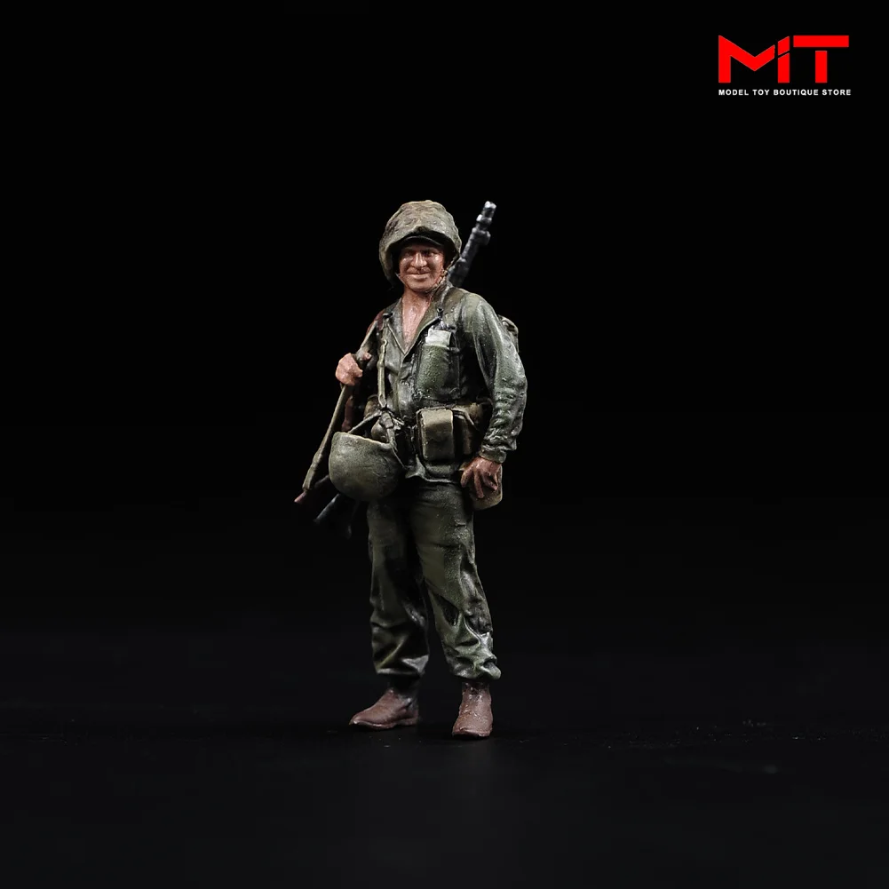 ANT Miniature Handmade 1/72 1/35 US Corps Soldier Painted Diorama Figure DIY Creative Photography For Car Model Matching