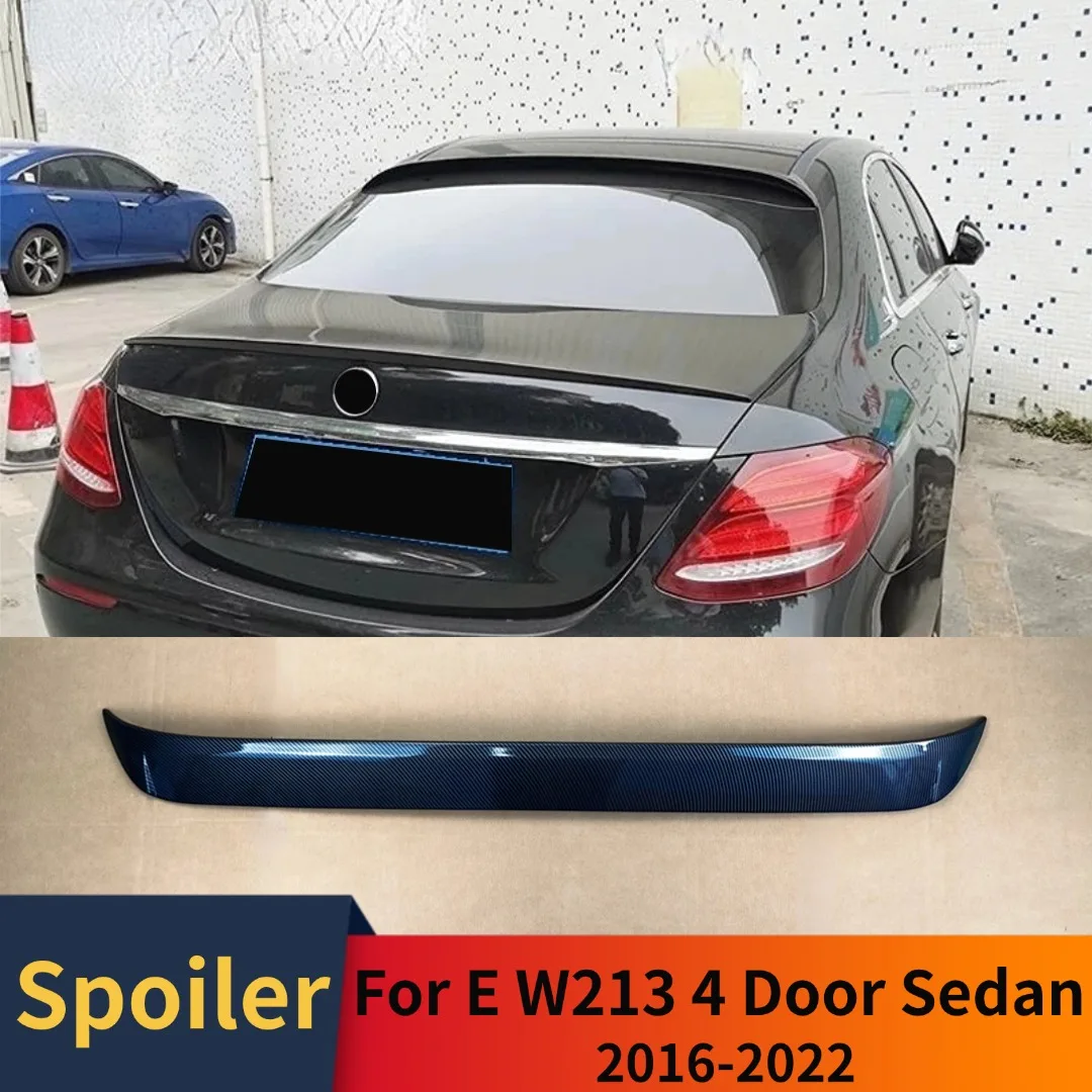 

Для Mercedes Benz E-Class 2016-2022 W213 E260 E300 E350 4-дверный седан на заднее окно, спойлер на крышу, крылья, комплект кузова автомобиля, аксессуары