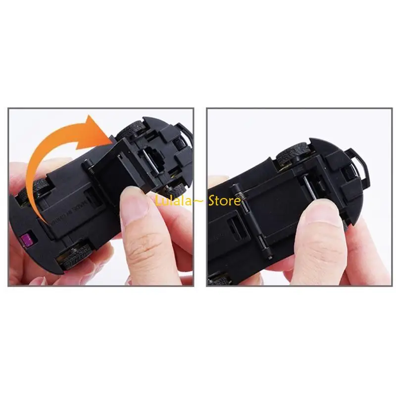 Y4QA Langlebiges Stunt-Spielzeugauto, springendes Stunt-Auto, 360 drehbare Pull-Back-Fahrzeugmodelle