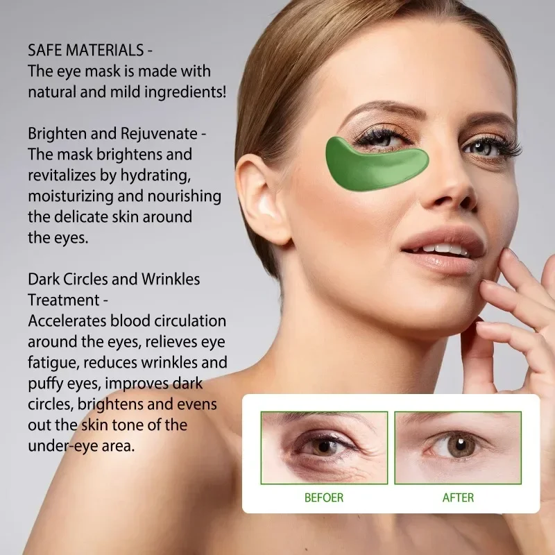 Sdatter 30Pair Seaweed Moisturizing firming Eye Mask Anti-Wrinkle Anti Aging Remove Dark Circles Eye Skin Care Patch Dilute Fine