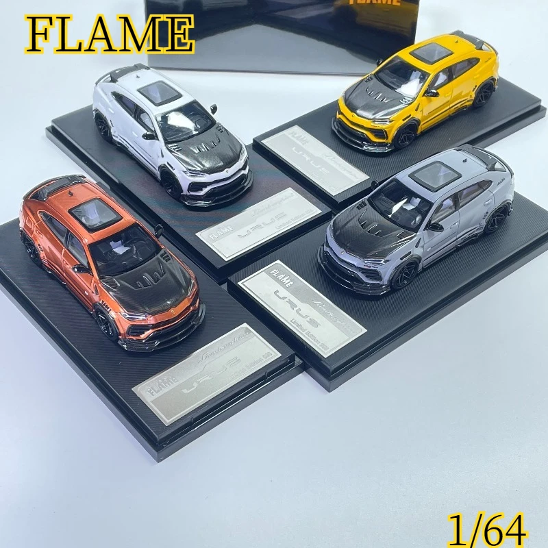 Limited Edition FLAME1:64 Alloy Lamborghini Urus LBWK Wide-Body Imitation Car Model - Collectible Display Piece - Gift for Boys