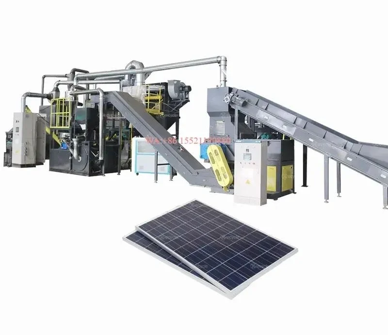 wmwmnu for Photovoltaic Solar Panels System New Energy Recycling Solar Panels Recycle Plant