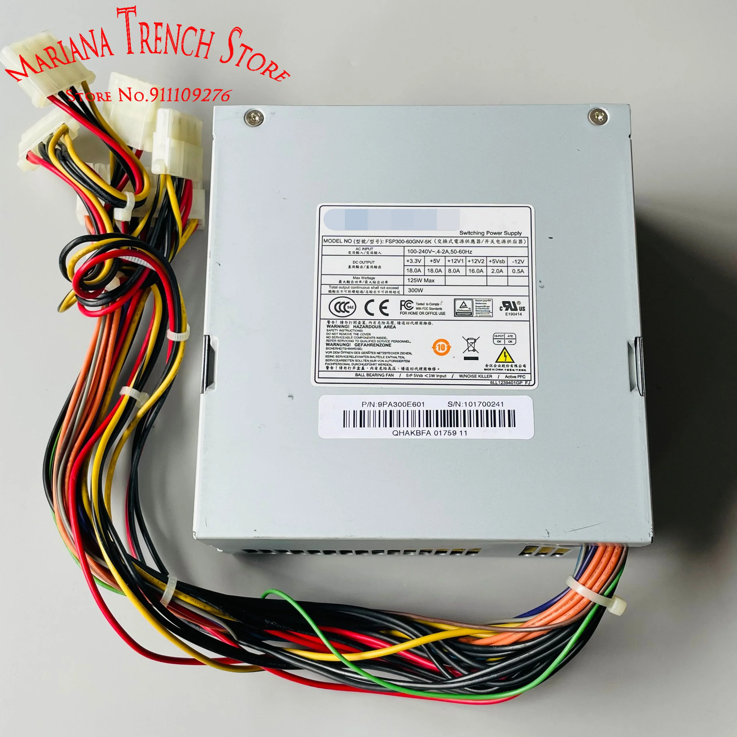 FSP300-60GNV-5K 4*IDE Interfaces for FSP Medical Grade SFX Industrial Power Supply