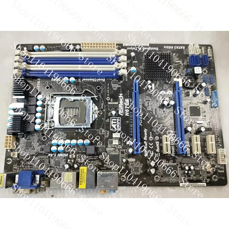 

For ASROCK H67DE Motherboard H67 LGA1155 4*DDR3 32G DVI VGA HDMI M-ATX Tested ok