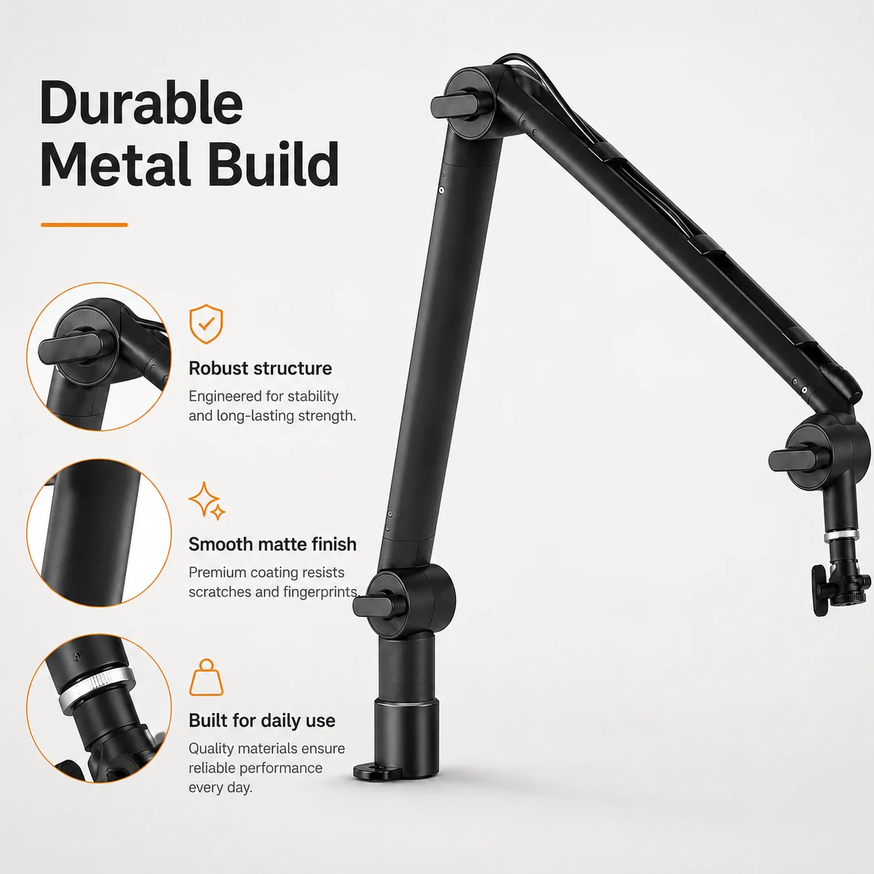 AK-21 Opvouwbare microfoonarmb - Microphone Arm Boom recensie en prijs