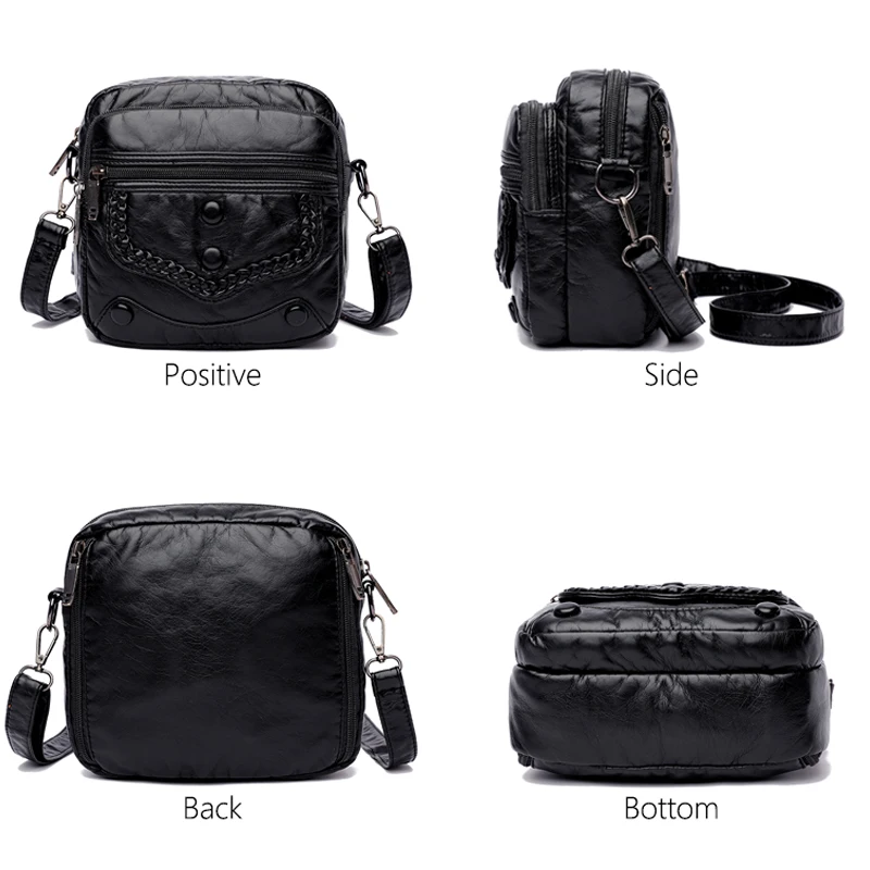 2024 New Small Purses and Handbags High Quality Soft Leather Ladies Shoulder Crossbody Bags Small Phone Bag Sports Chest Bag