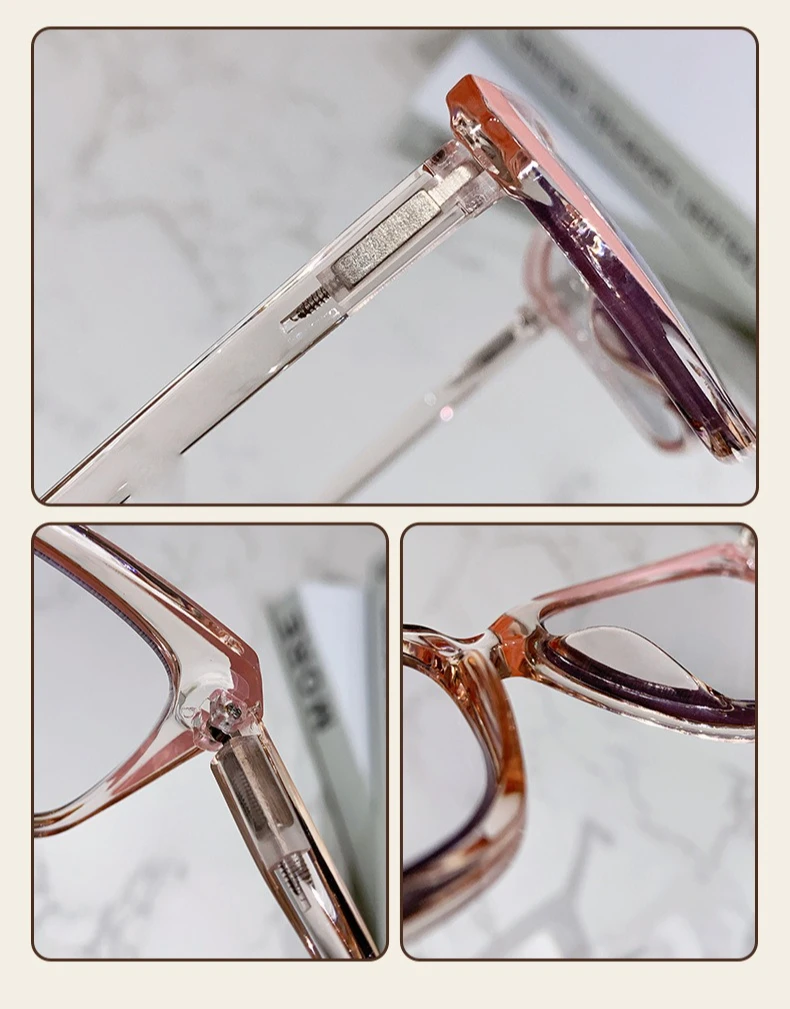 Multi-Fokus + photochrome Lesebrille, Anti-Blaulicht-Brille für den Nah- und Fernbereich, geeignet für Damenbrillen – Detail 3