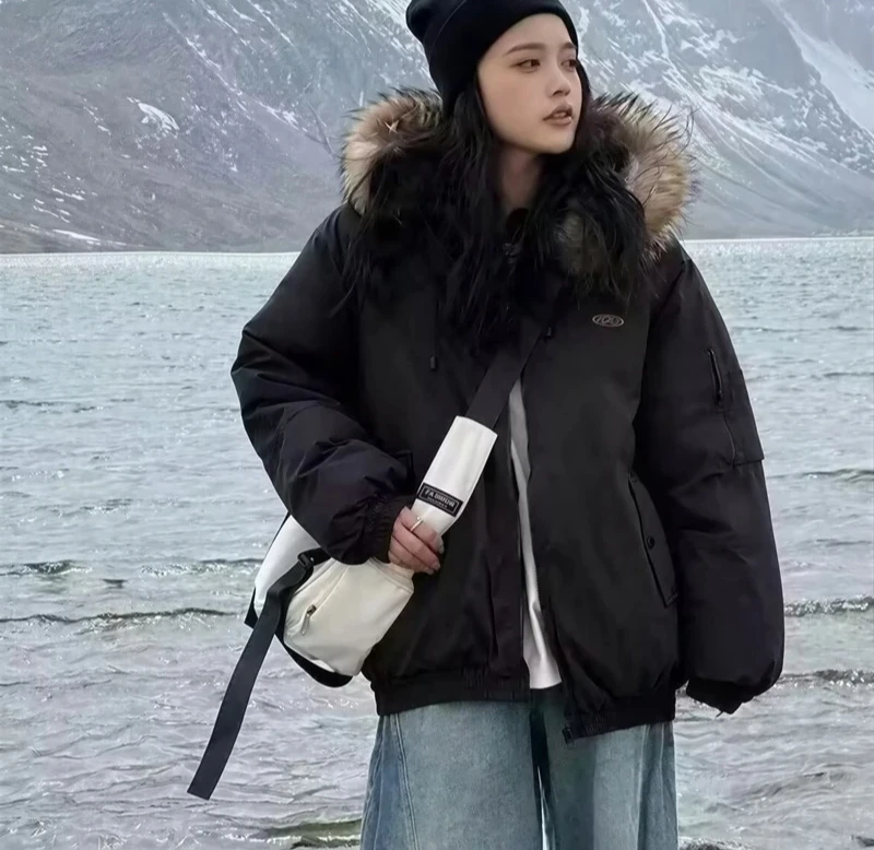 

Womens Crop Fall Velvet Fleece Buttoned Tied Waist-Cinching Hemmed Stand-Collar Elegant Temperament Office Lady Formal