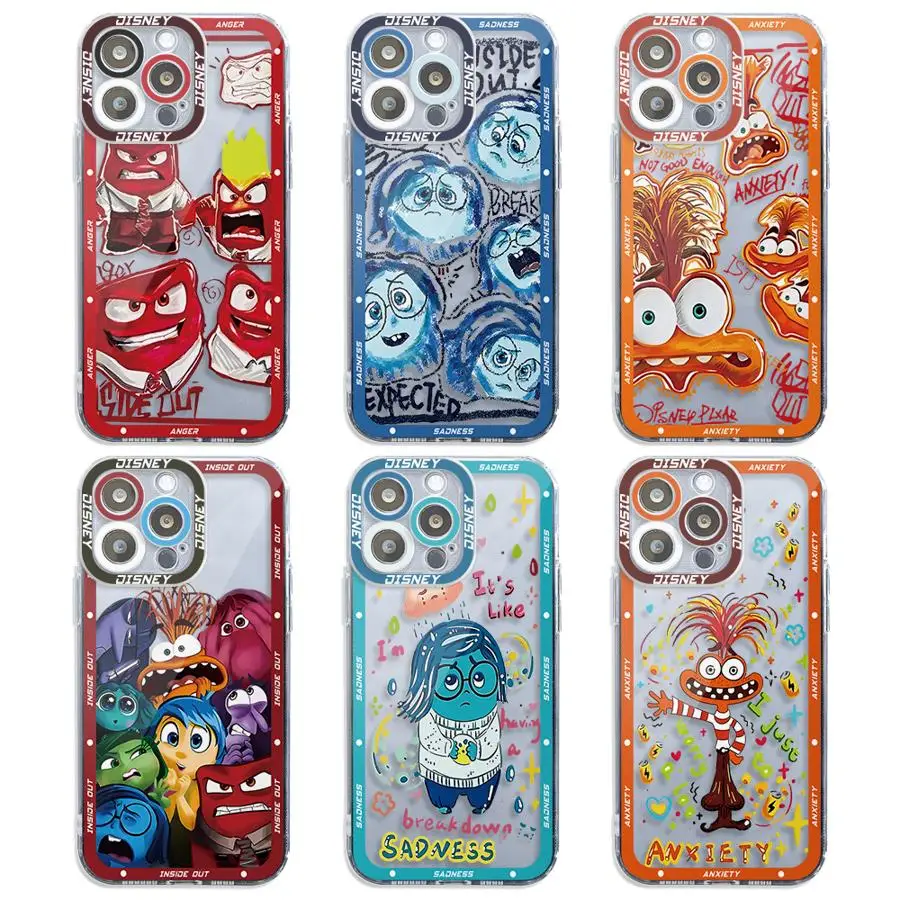 Disney Inside Out 2 Angle EYE Phone Case For Xiaomi Redmi Note 13 Pro 12 11 Pro 10 9T 11S 10T 5G 9 Note 10 11s 12s 9s cases