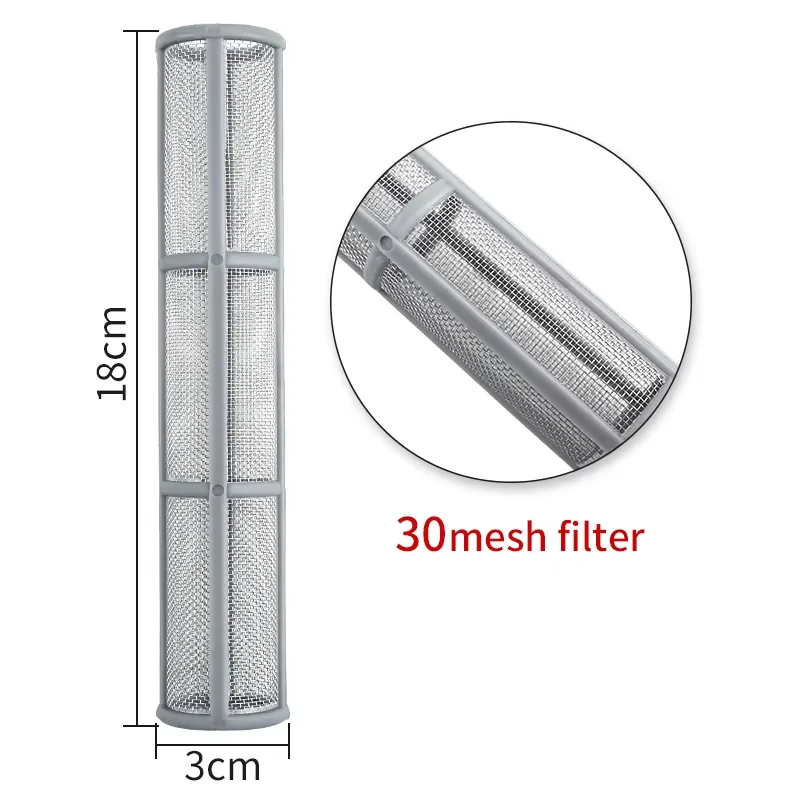 3 Pcs Long Vertical Easy Out Manifold Filters for G r a c  Airless Paint Sprayer G max II 30 60 100 200 Mesh