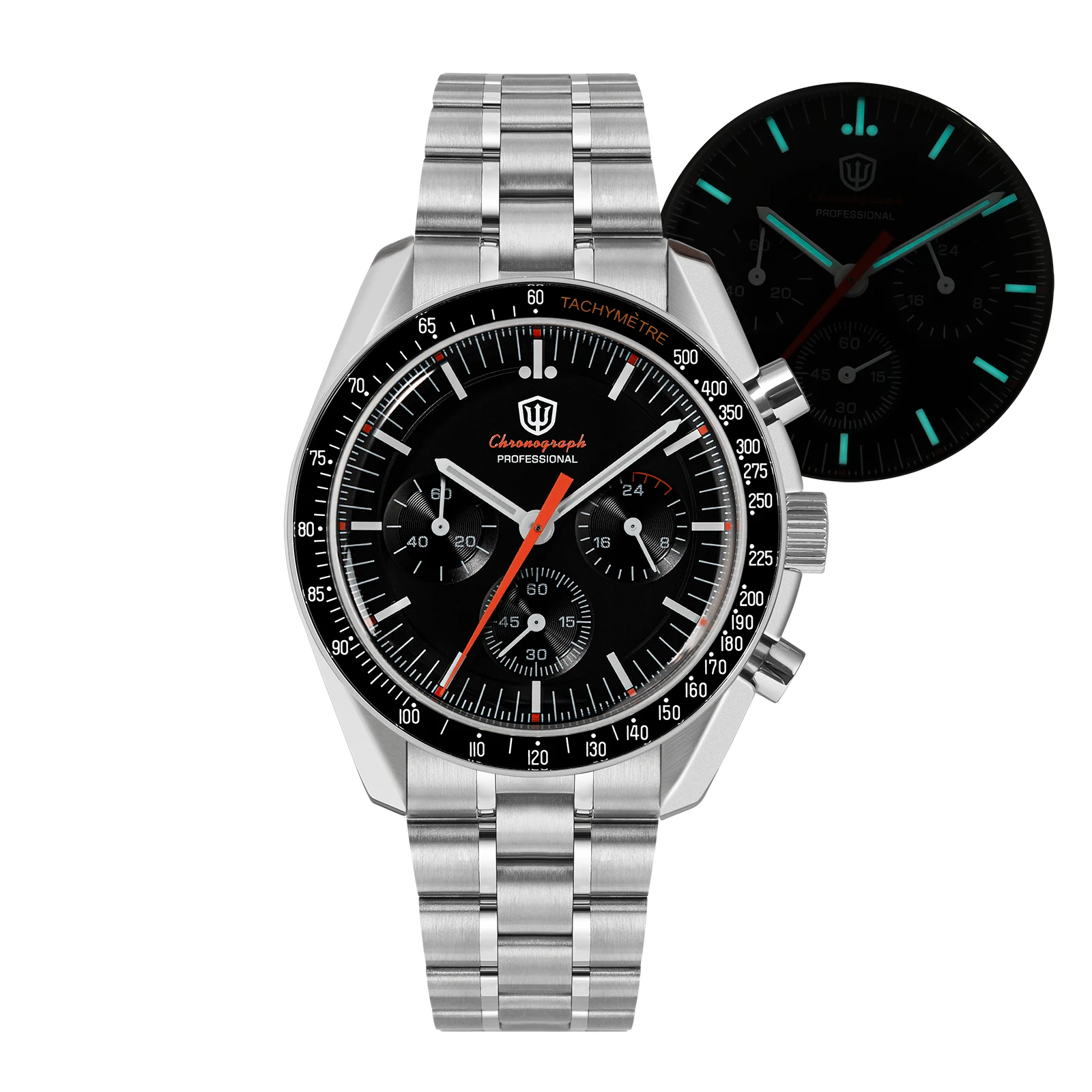 Watchdives New WD1863 Watch Men VK63 Chronograph Movement Bubble
