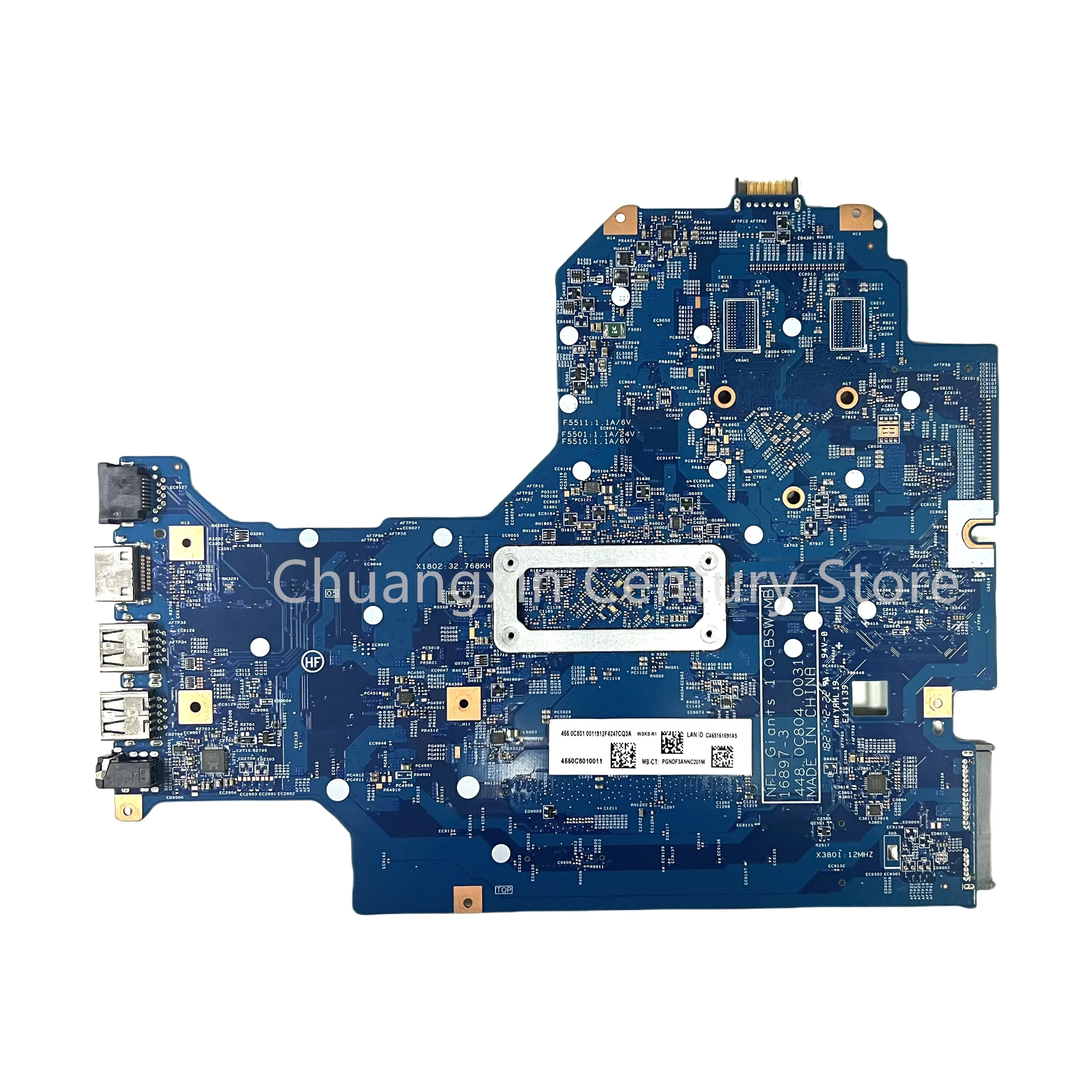 16897-3 is suitable for HP 17-BS laptop motherboard 929316-001 SR2KN N3060, a 100% tested laptop motherboard ﻿