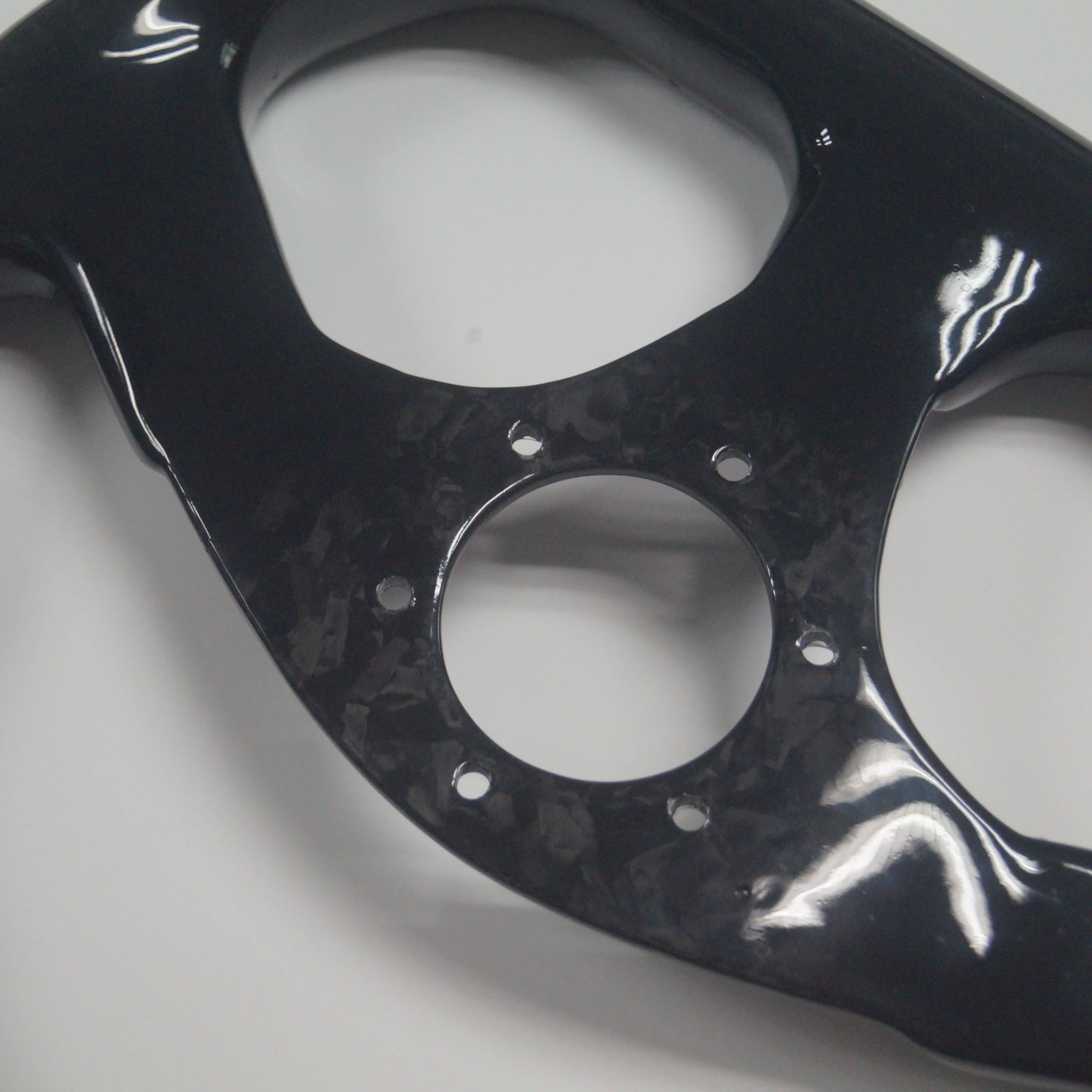 

Custom Forged Carbon Fiber Steering Wheel Skeleton Glossy Finish Sturdy Wheel for Performance Car and Drift Vehicle