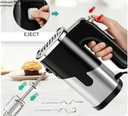 Electric Egg Beater Baking Fully Automatic Handheld Mixer Five Gear Adjustable Speed 800W