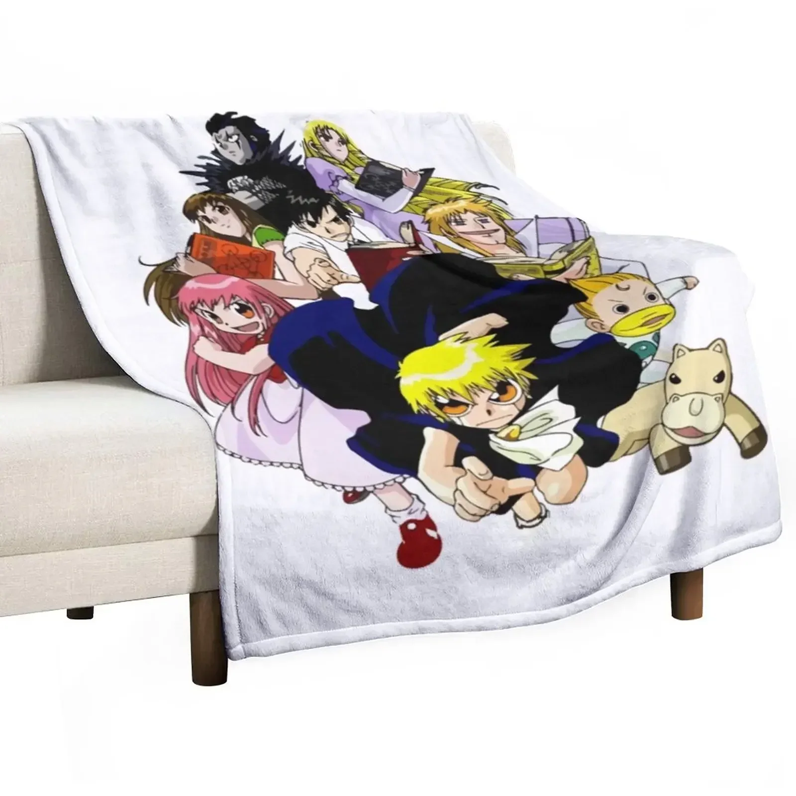 

Zatch Bell Characters Classic T-Shirt Throw Blanket Thermals For Travel Polar Flannel Blankets