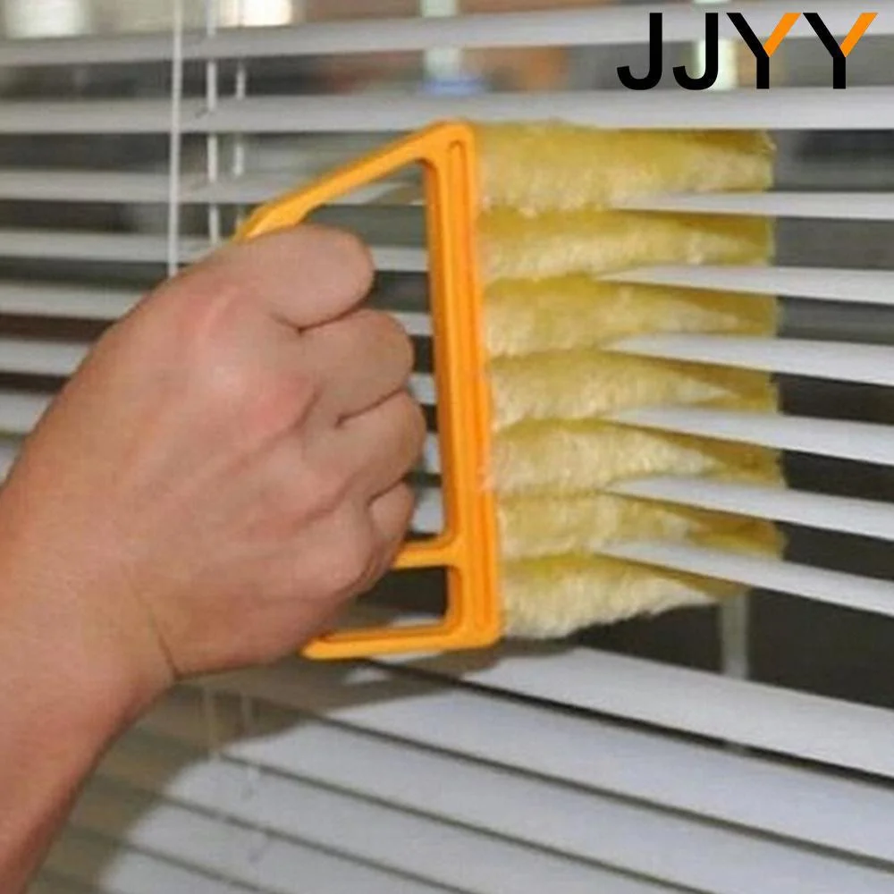 JJYY Window Conditioner Duster Clean Brush Microfibre Venetian Blind Blade Cleaner Brush Household Cleaning Tools 1PC