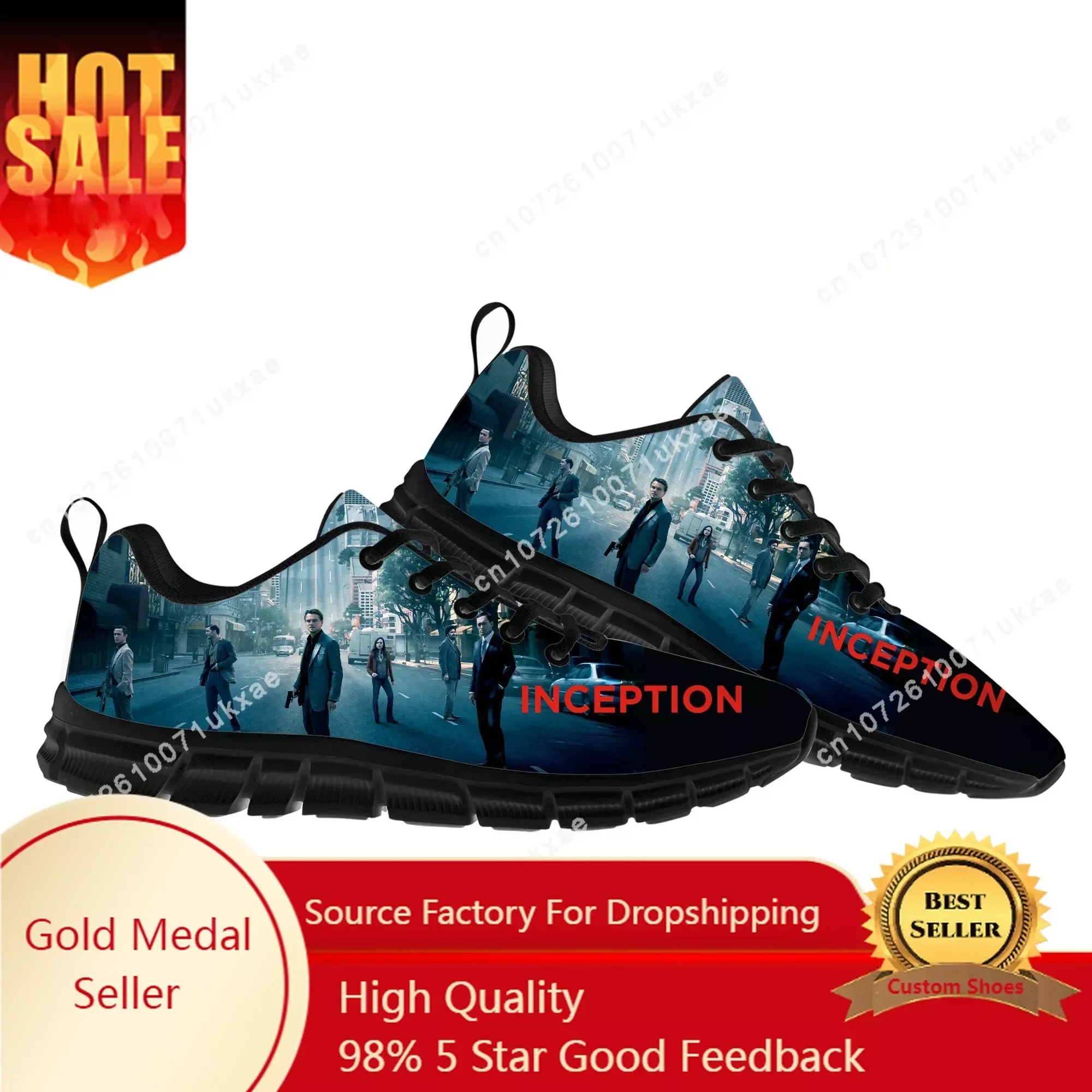 

Inception Sports Shoes Mens Womens Sneakers Leonardo DiCaprio Casual Sneaker Couple Custom Shoes