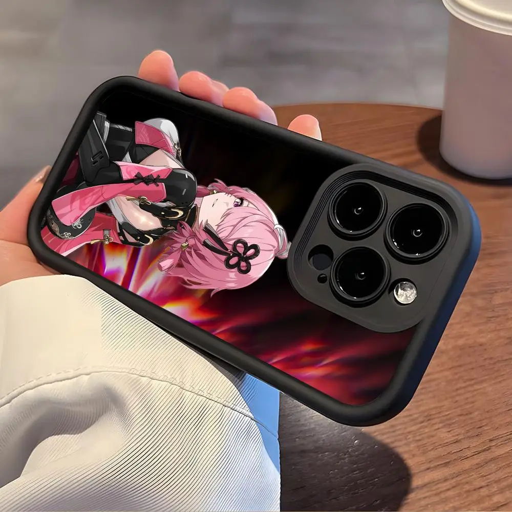 

Wuthering Waves Taoqi Thicken TPU Mobile Phone Case for iPhone 17 16 15 14 13 12 11 Air Pro Max Plus Colorful Cover