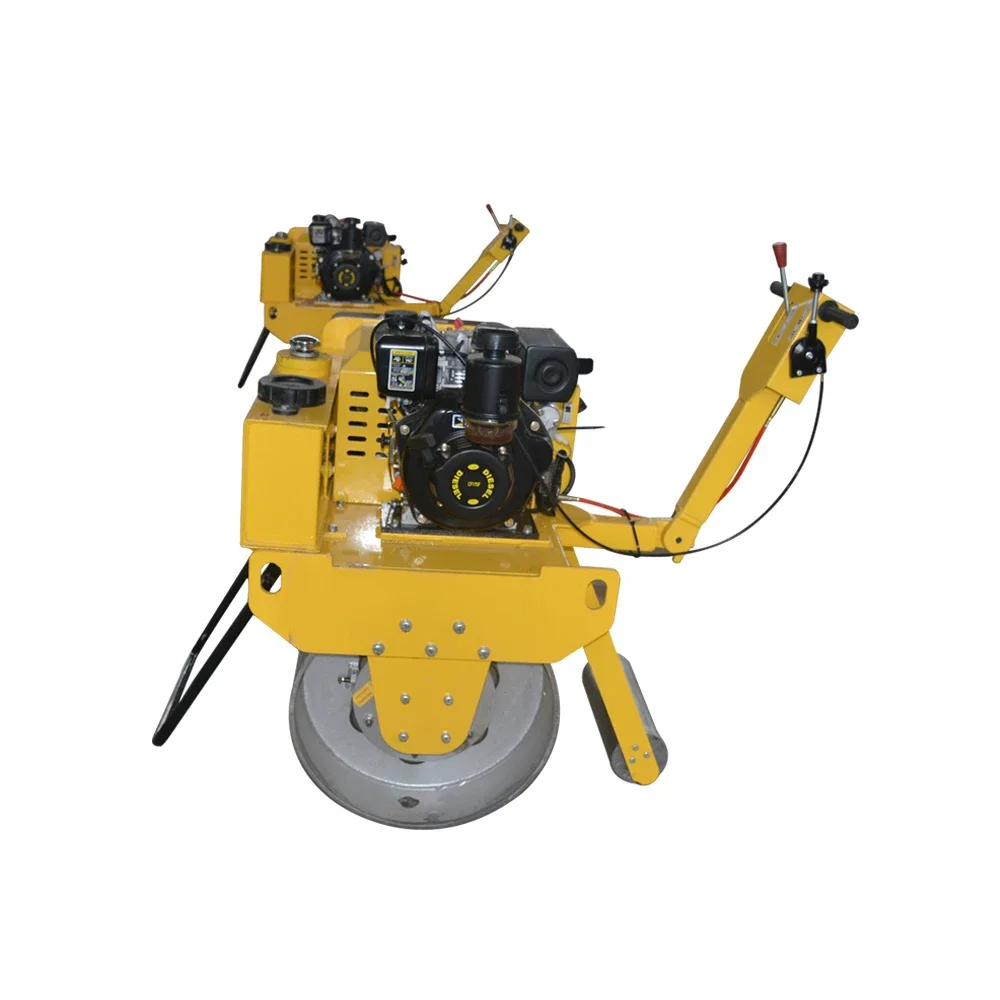 OKR-600 0.3 ton mini hand vibratory roller compactor vibratory asphalt roller small road roller