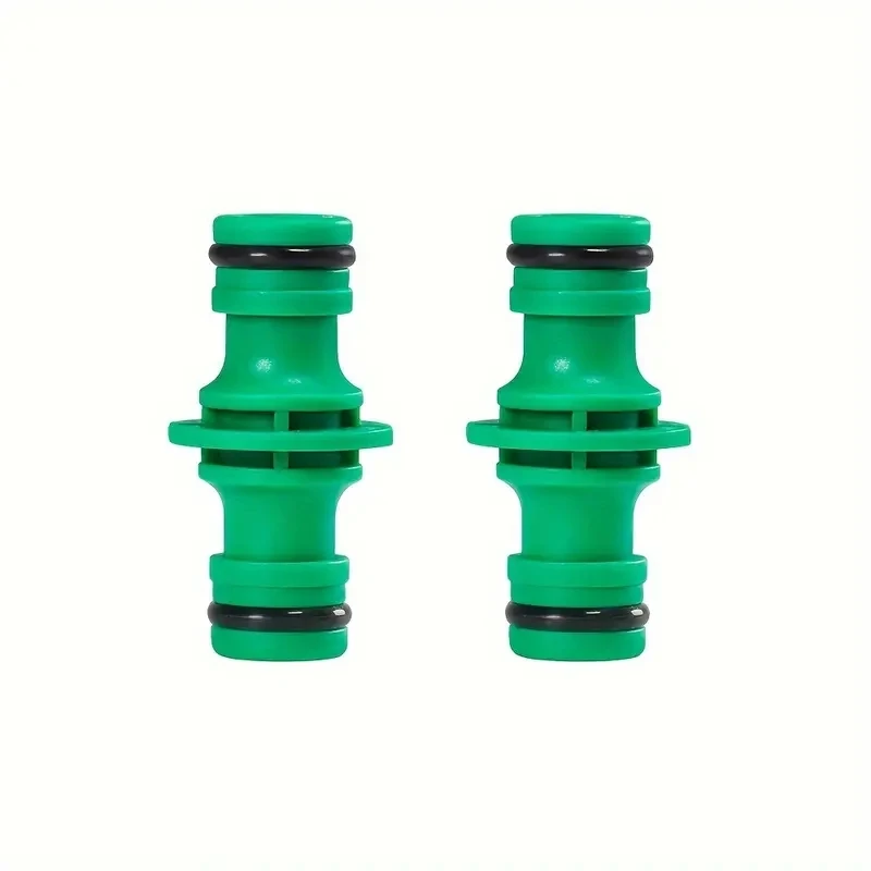 Horticultural universal irrigation green quick connect 4-point water connector nipple docking watering sprinkler pipe connector