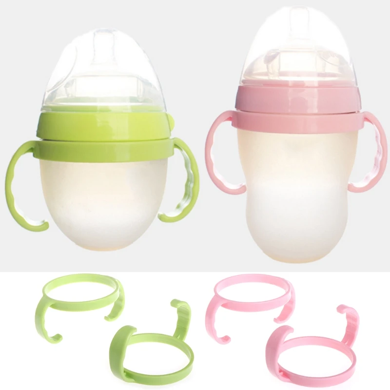 C9GB 2 Pack Baby Bottle Holder Feeding Bottles for Comotomo Easy Cleaning