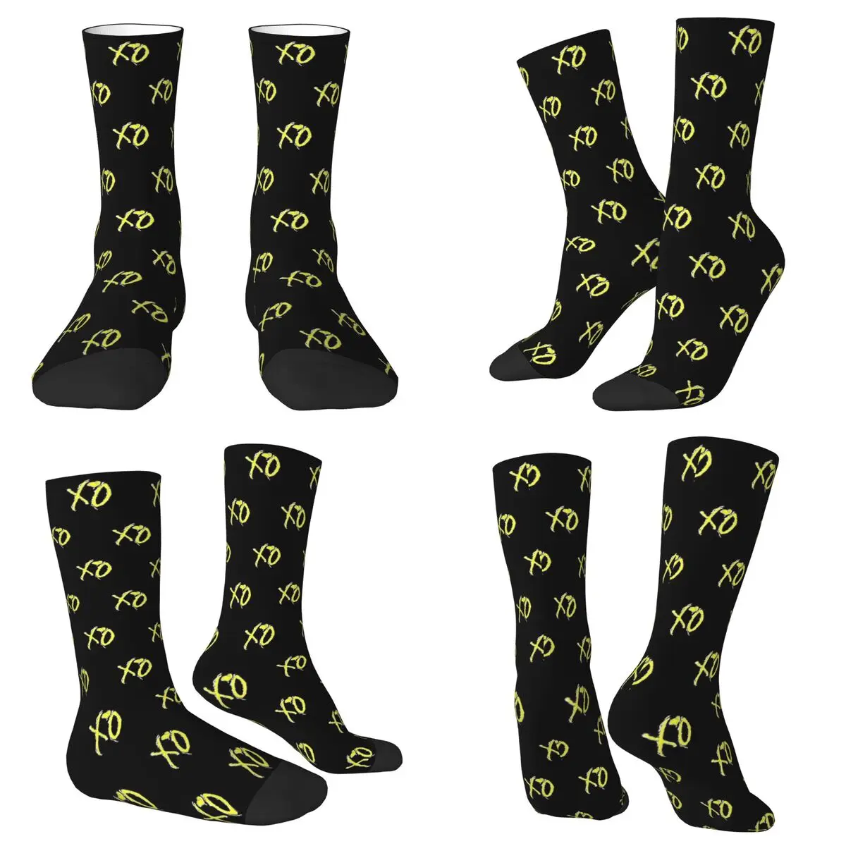 All Seasons Crew Stockings Rapper The Weeknd Blinding Lights Dawn FM Socks Fashion Long Socks for Men Women Valentine's Day Gift