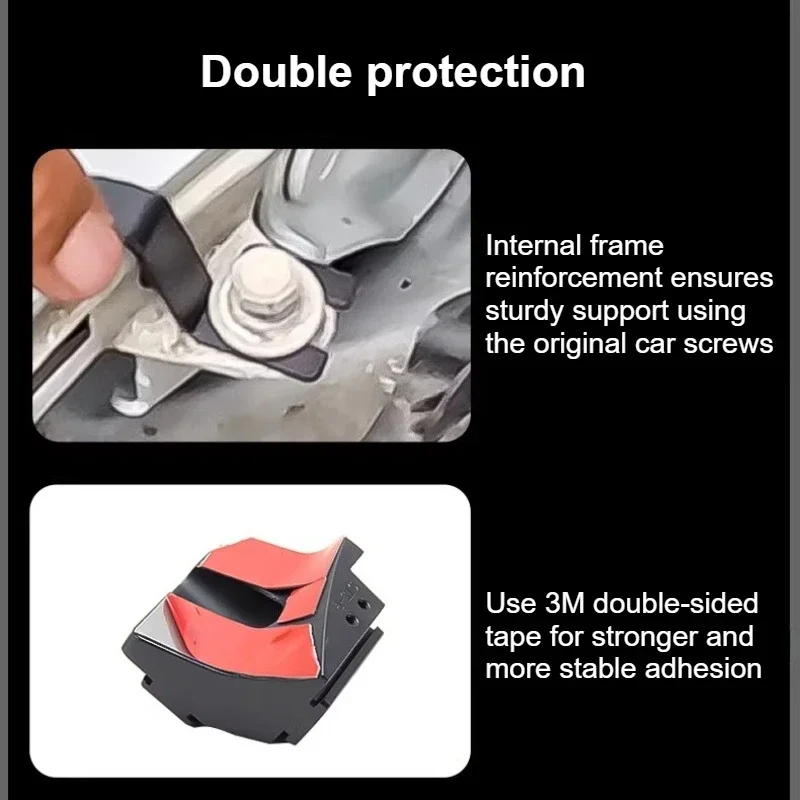 For Jimny JB74 JB33 Car A-Pillar Dual Light Quick-Release Bracket Modification Front Hood Dual-Layer Spotlight Expansion Stand