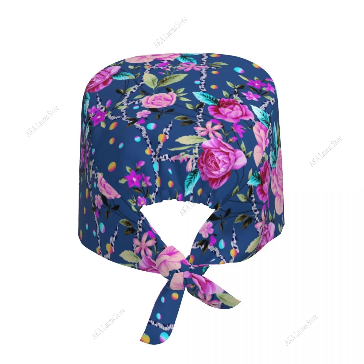 Beauty Rose Hats Scrub Hat Lustige Salon-Arbeitskappe Labor Pet Shop Nursing Scrub Cap Anästhesie Scrub Cap