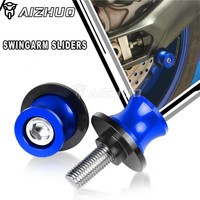 YZF R6 Motorcycle 6MM CNC Aluminum Swingarm Spools Stand Screws Slider FOR YAMAHA YZF R6 1999 2000 2001 2002 2003 2004-2019 M6