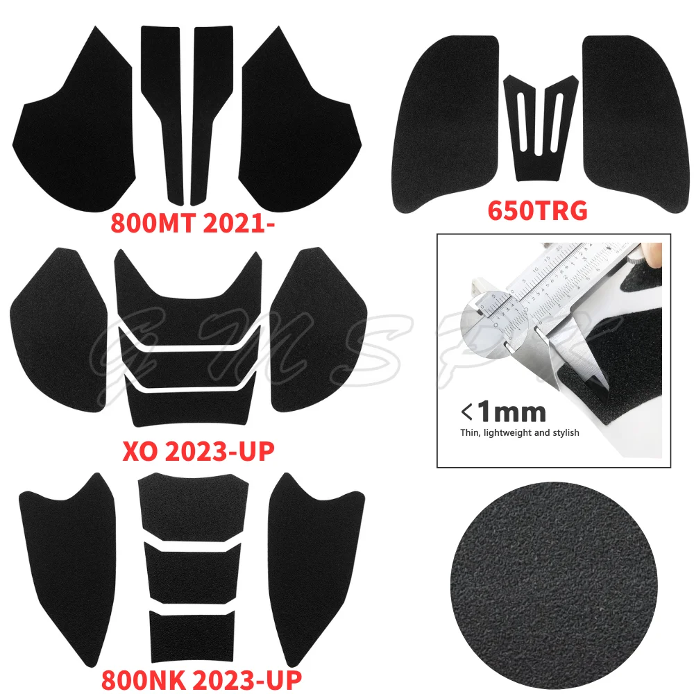 Fit for CFMOTO 800MT 800 MT 2021+ 800NK 800 NK XO 2023+ 650TRG Motorcycle Anti Slip Tank Frosted Side Decals Tank Pad Stickers