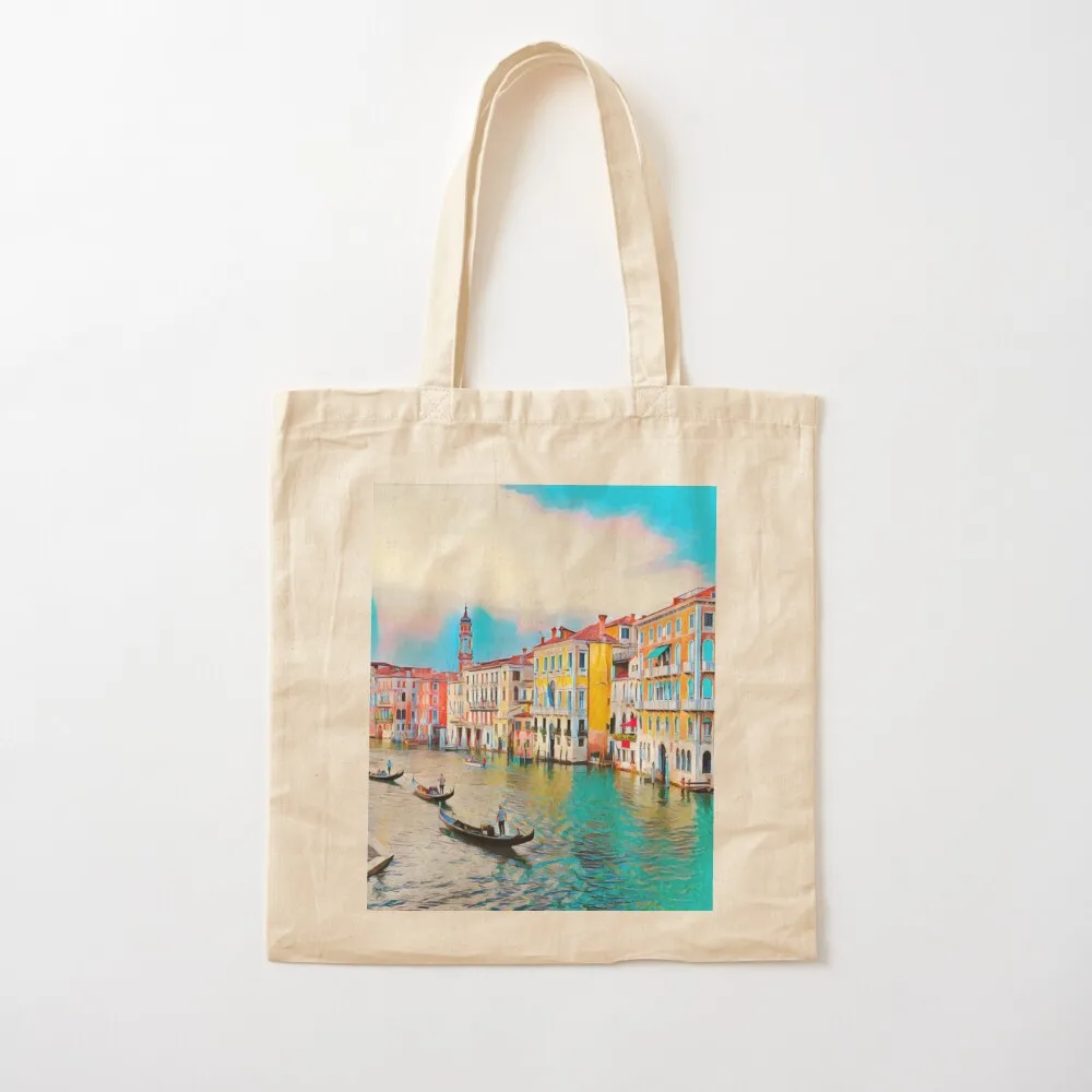 

Venice Italy Tote Bag Women's beach bags shopper bags reusable grocery bags Canvas Tote Bag