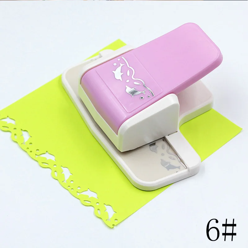 Punches Decorative Lace Edges Scroll Punch Embossing For Scrapbook Cards Easy To Operate  DIY Handcraft Tool