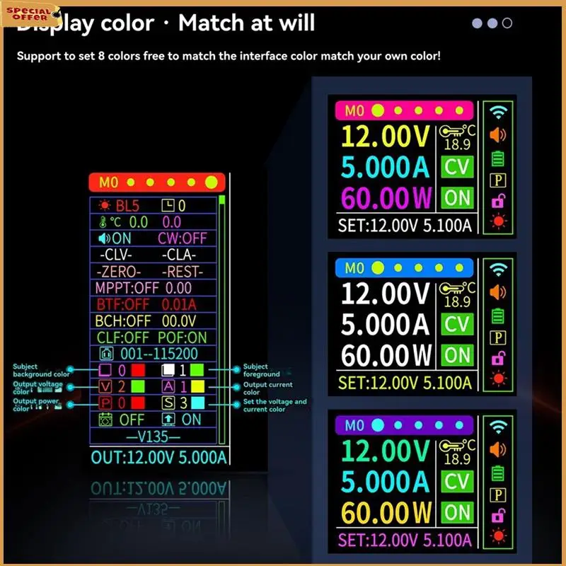 A69Z XY6506S Adjustable DC Regulated Power Supply+WIFI Module Constant Voltage Constant Current 65V 6A 390W Step-Down Module