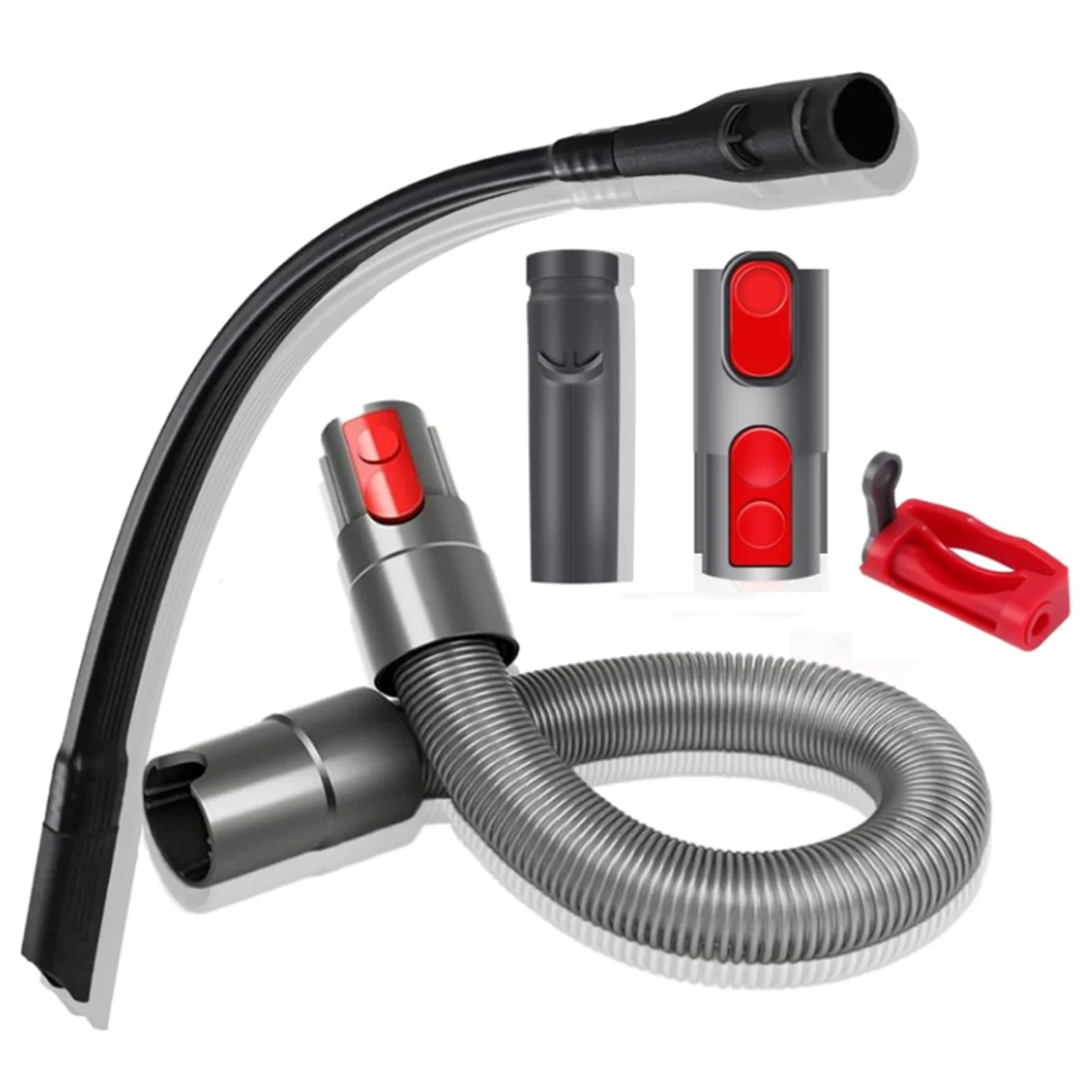 Vacuum Cleaner Accessories for Flexible Extended Crevice Nozzle+Hose Extension Suitable for V7 V8 V10V11V15