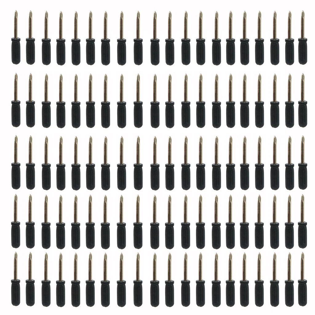 100PCS Tiny Phillips Screwdriver Toy 3CM Long Mini Screwdriver Tool  2mm  Repair Voltage Regulator  Special Accessories