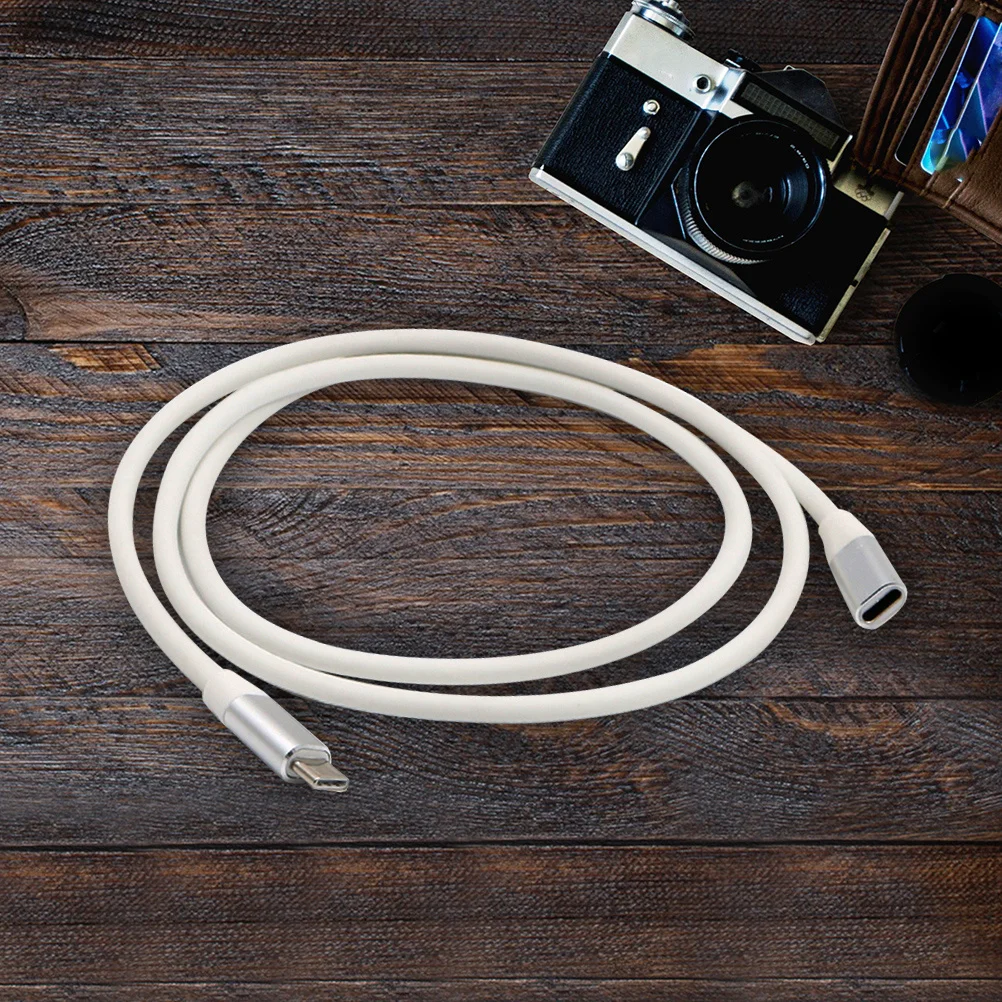 1 متر USB 3.1 نوع C تمديد كابل ذكر إلى أنثى سلك شحن البيانات ل نوت 8 S8 USB C Hub دفتر الفضة #2
