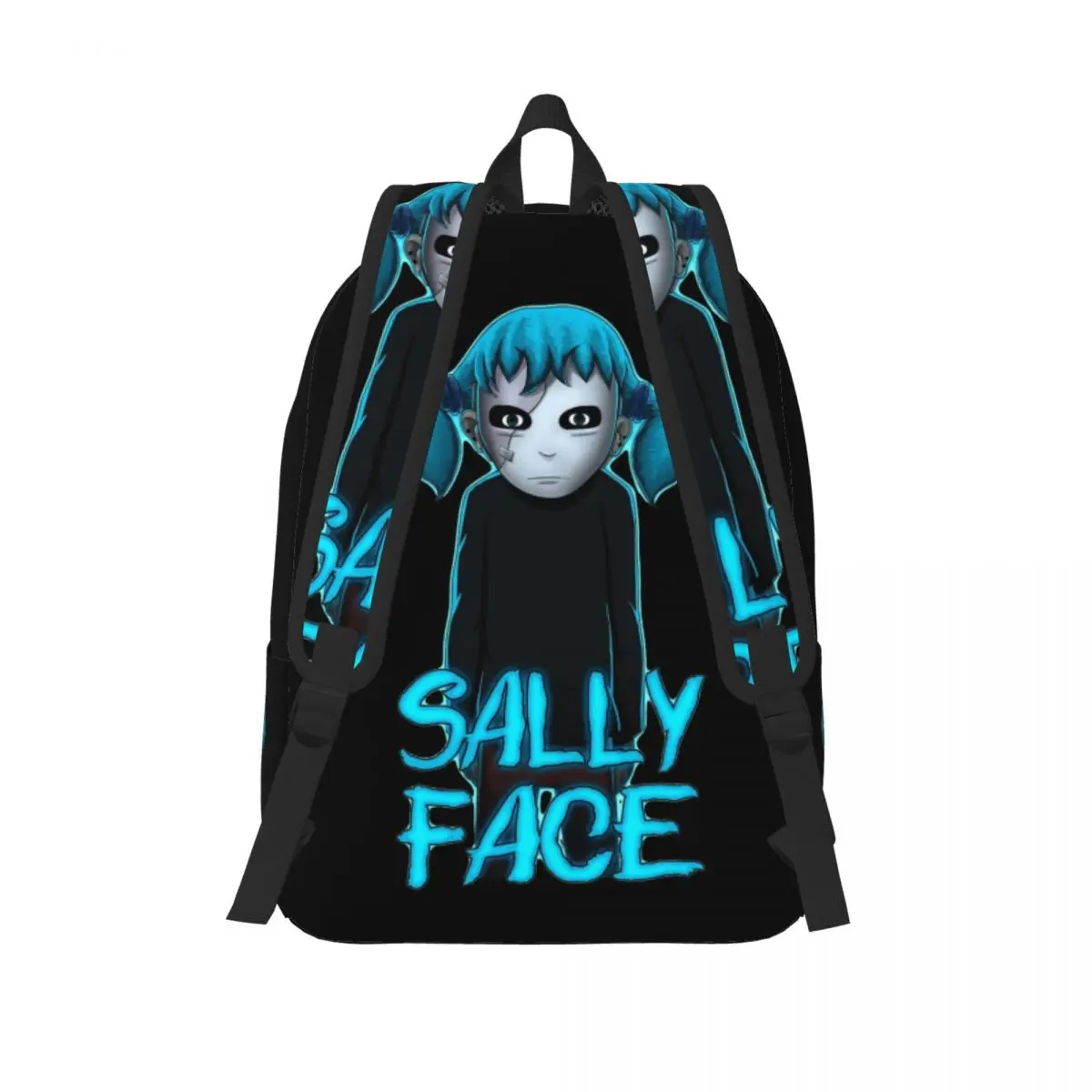 Mochila Sally Face Game para homens e mulheres, jogos de terror, estudante, mochila de negócios, bolsa de ombro, presente