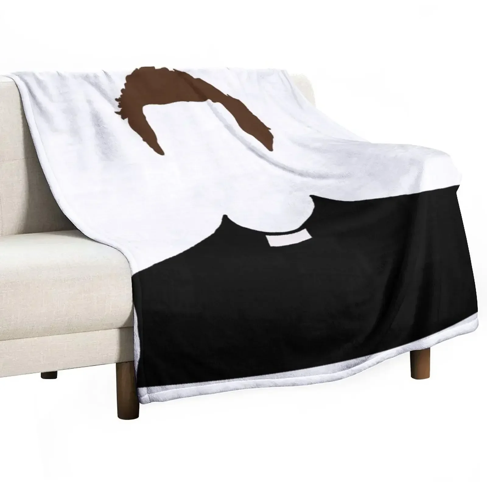 Hot Priest - Minimalist Print Throw Blanket Flannel Decorative Sofas Bed covers Quilt Blankets