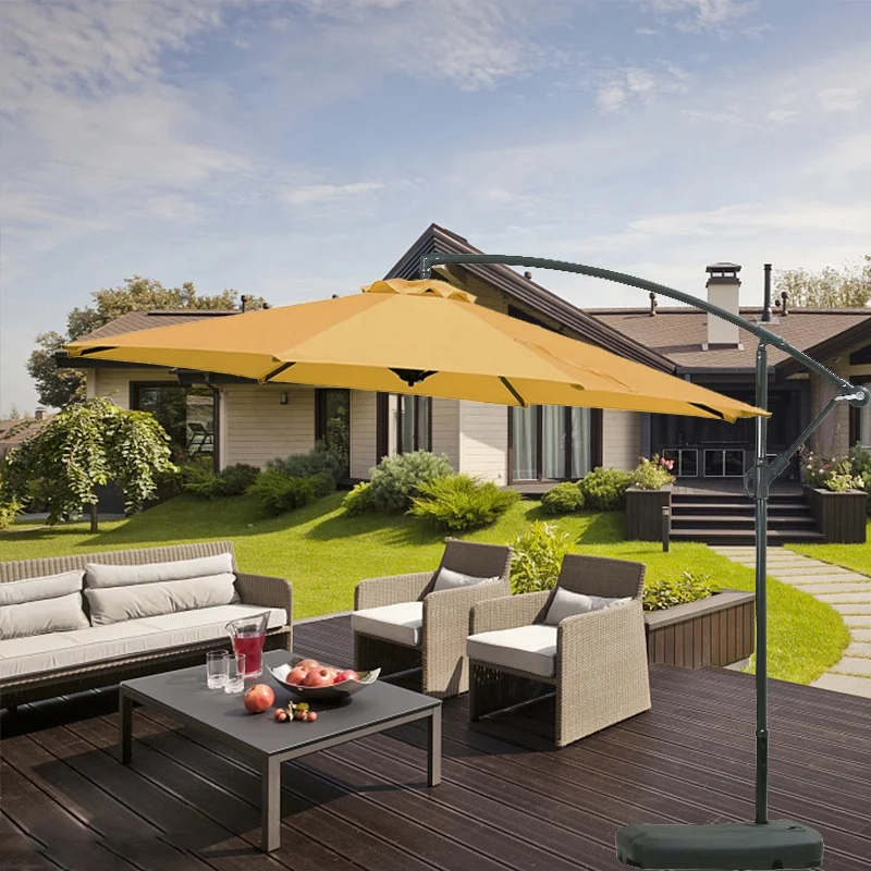 Modern 10ft Patio Parasol Umbrella for Outdoor Furniture Use in Garden Park Restaurant & Hotel