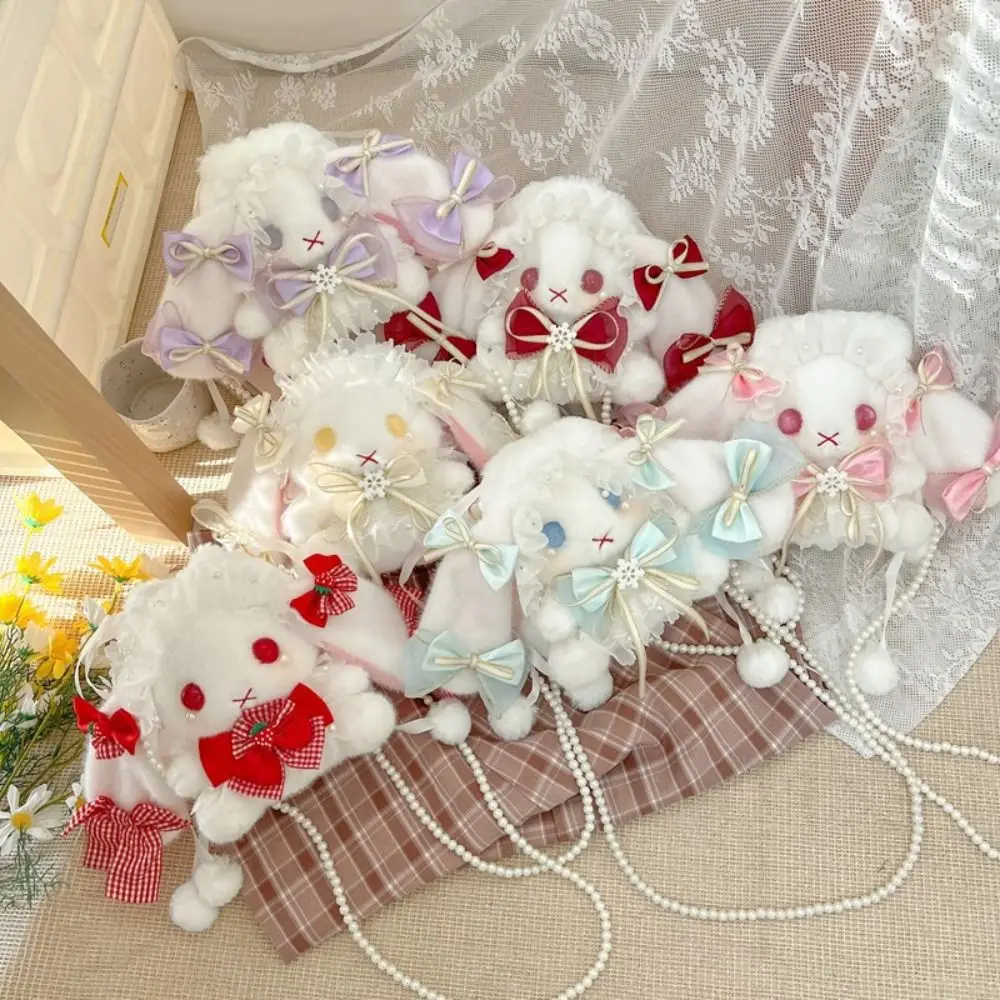 Stuffed Animals Lolita Rabbit Shoulder Bags Small Cute Lop Ear Rabbit Bags Soft Creative Rabbit JK Crossbody Bag Cosplay