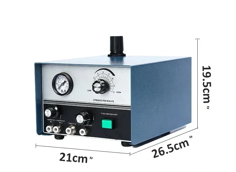 2025/أداة نقش الهواء للمجوهرات Lakimi آلة غرافر الهوائية ذات الرأس المزدوج LK-E04