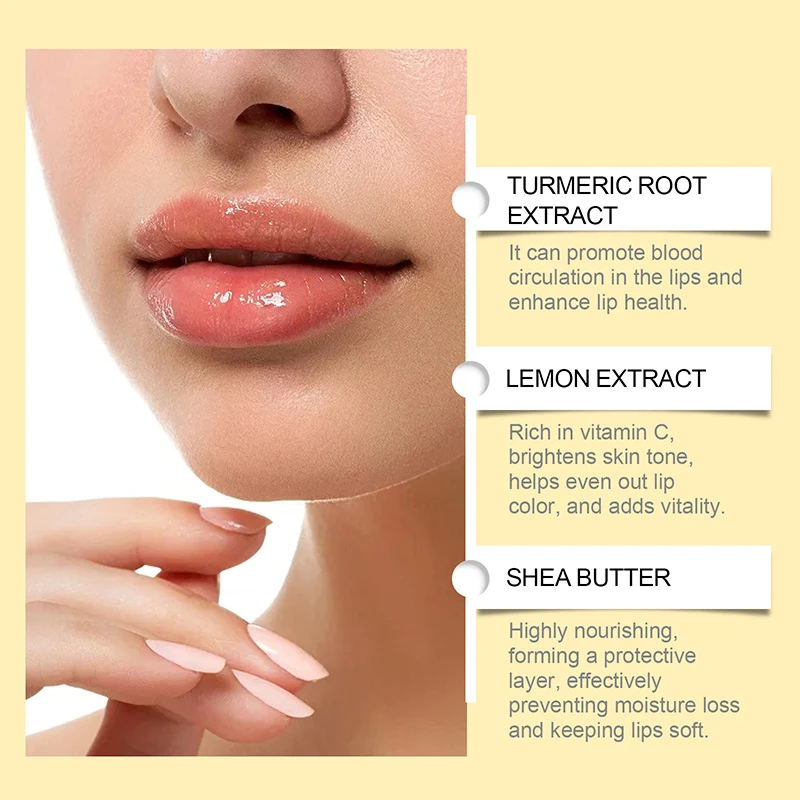 OUHOE Remove Dark Lip Balm Lightening Melanin Mask Gloss Oil Exfoliating Clean Moisturizer Korean Care Products Beauty Health