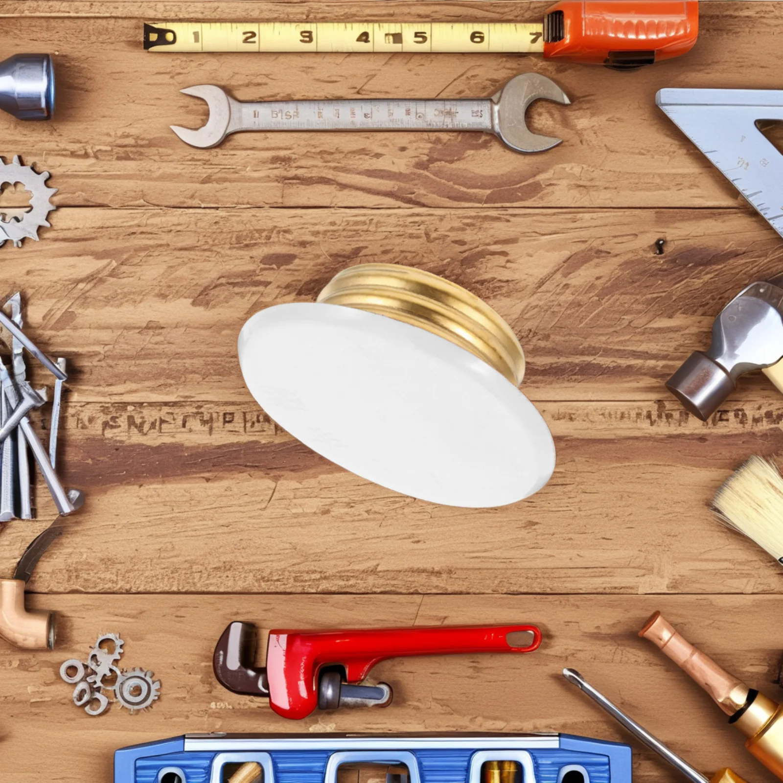 Fire Sprinkler Cover Plate Copper Head Cap For Ceiling Wall Pipe Decoration Durable Flame Resistant Protective Flange