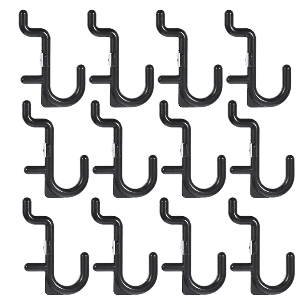 30Pcs Pegboard Tool Hooks Compact Space Saving Organizer for Drills Pliers Hair Dryers Garage Shop Home Workshop Accessories