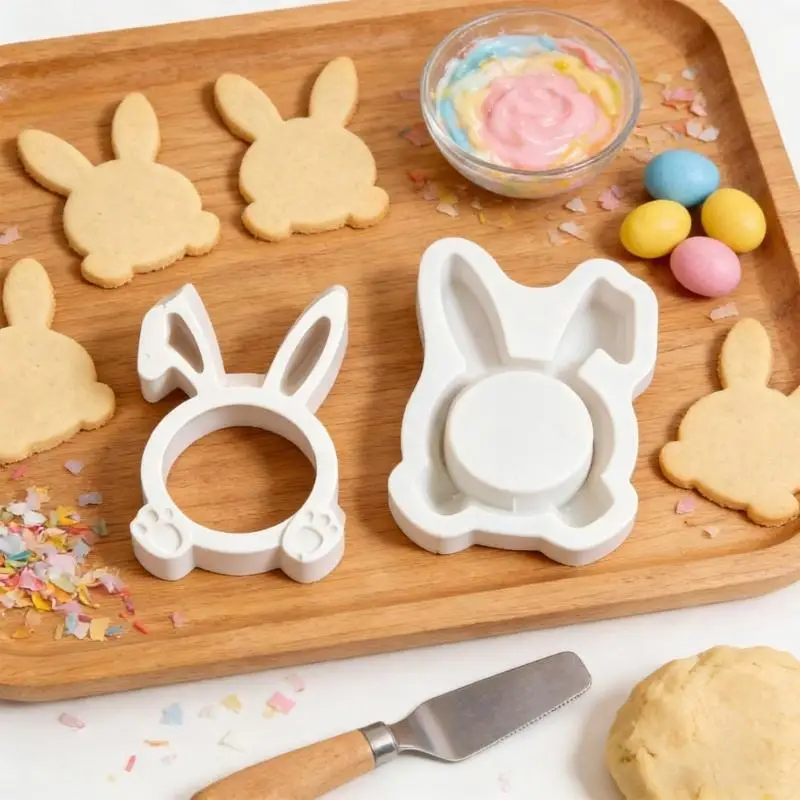 QX2E Heat Resistant Rabbits Shaped Mould For Aromatherapys Creation