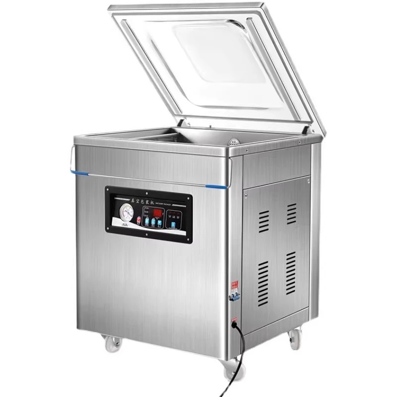 

Commercial Vacuum Sealer Machine, Automatic Dry Food Packaging Sealer for Meat Vegetable Fruit Large Industrial Bag Sealer
