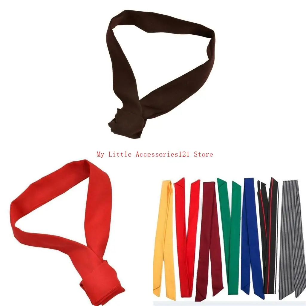 

Unisex Kitchen Sweat Cloth Neck Tie Chefs Neckerchief for Long Hours Of Cooking