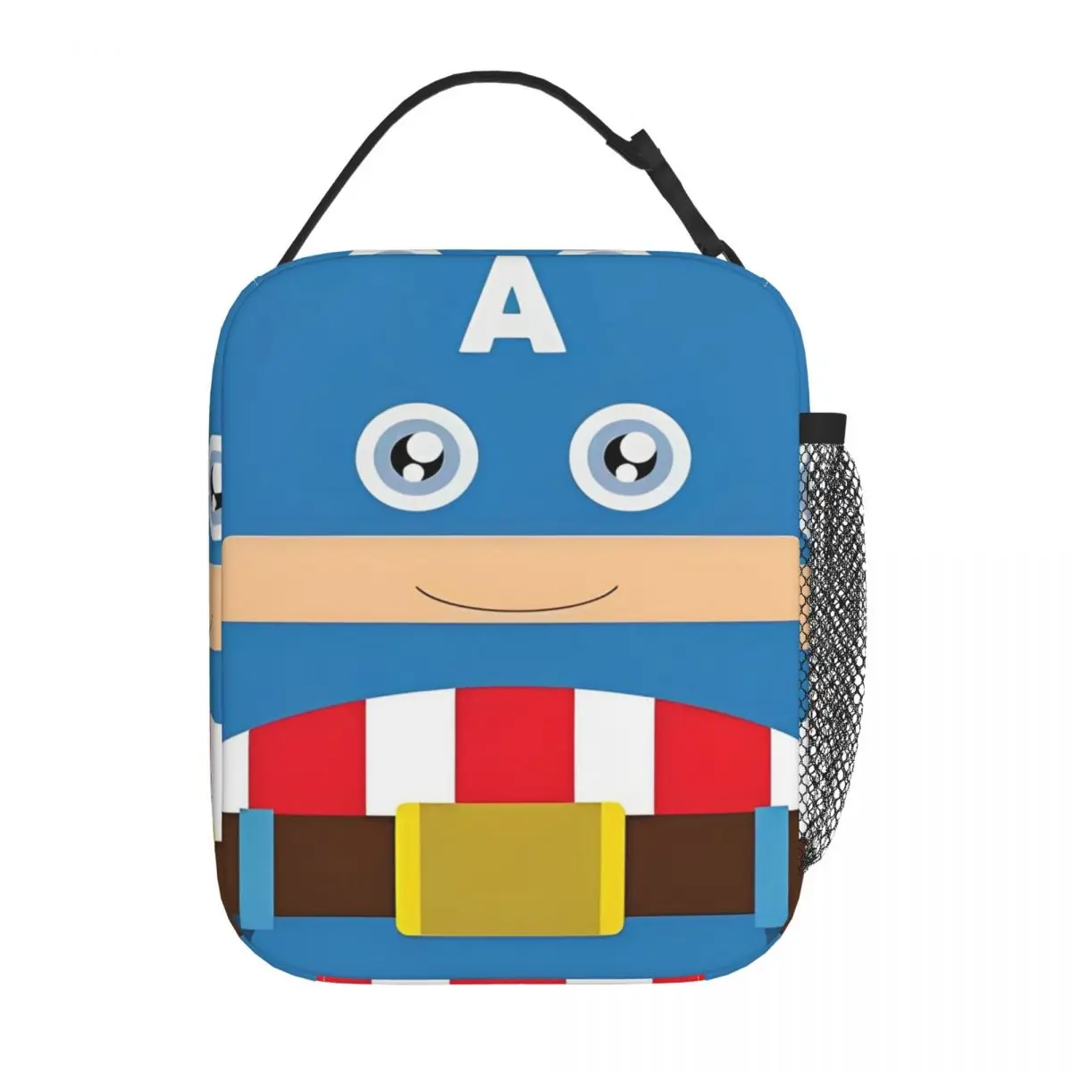 Captain America Insulated Lunch Bags Food Container Leakproof Thermal Cooler Lunch Boxes For School Office