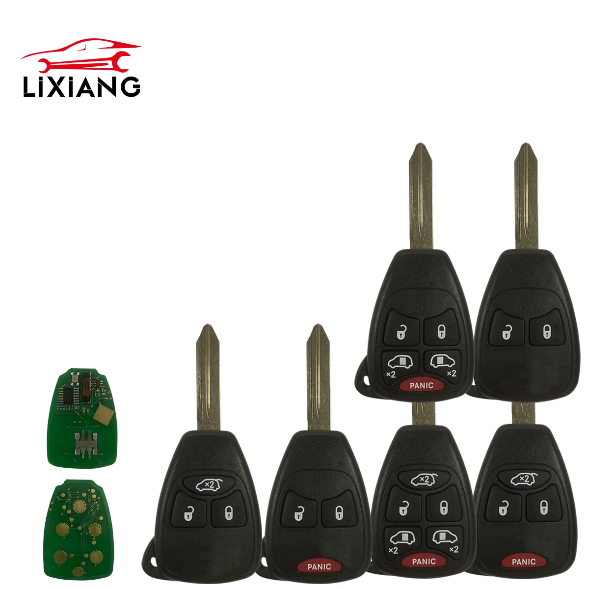 LIXIANG-Télécommande de voiture pour salariés EP DODGE, OHT692713AA, Caravan, Durango, pyram, décent ber Charger, Avenger, 315, Z 433 successif, Z