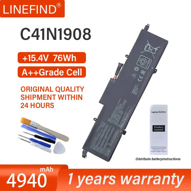 C41N1908 0B200-03610000 Laptop Battery For Asus RoG Zephyrus G14 GA401 GA401II GA401IU GA401IV GA401IH GA401QE GA401QM GA401QH